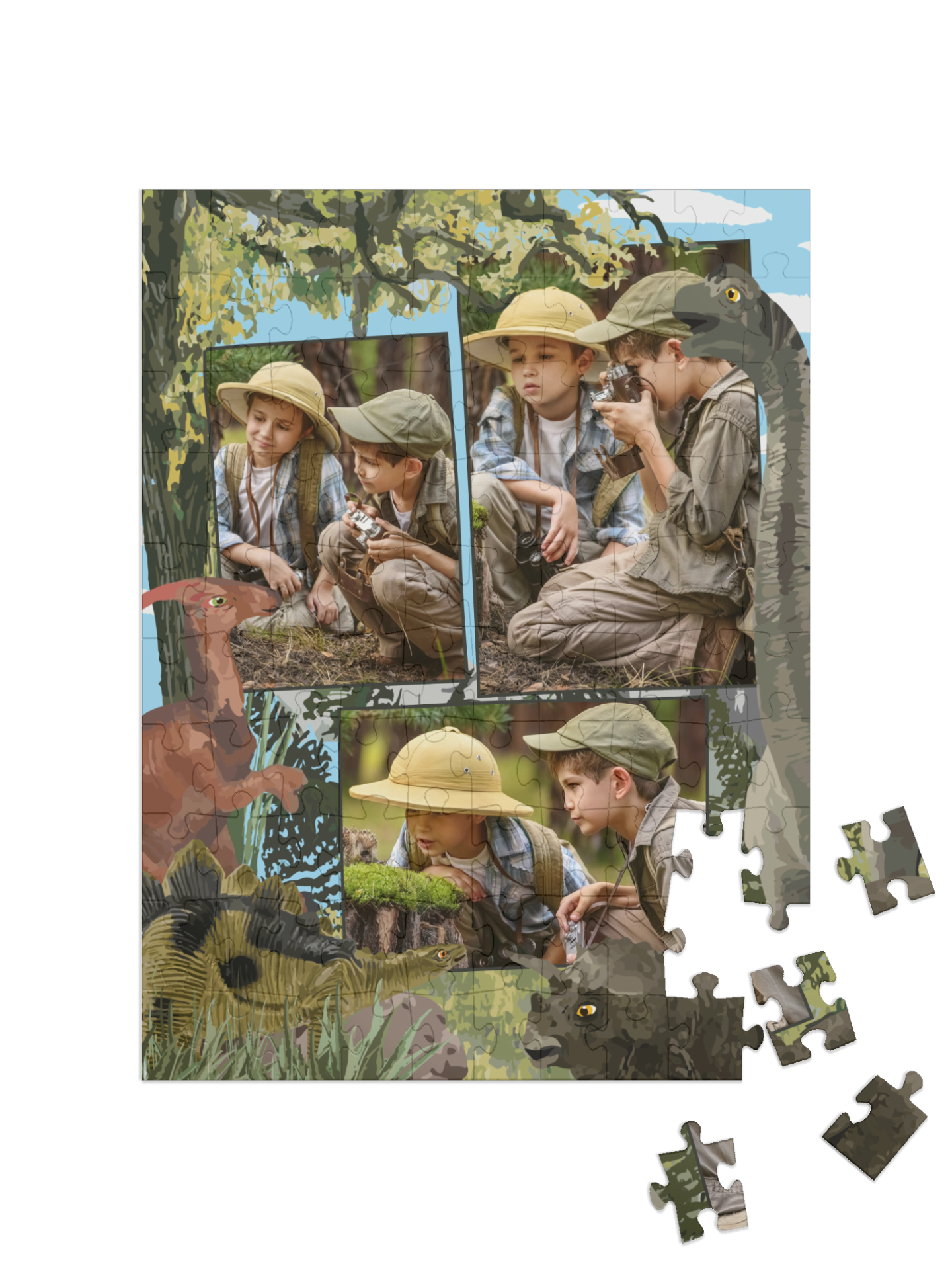 „Adventure“ portrait collage