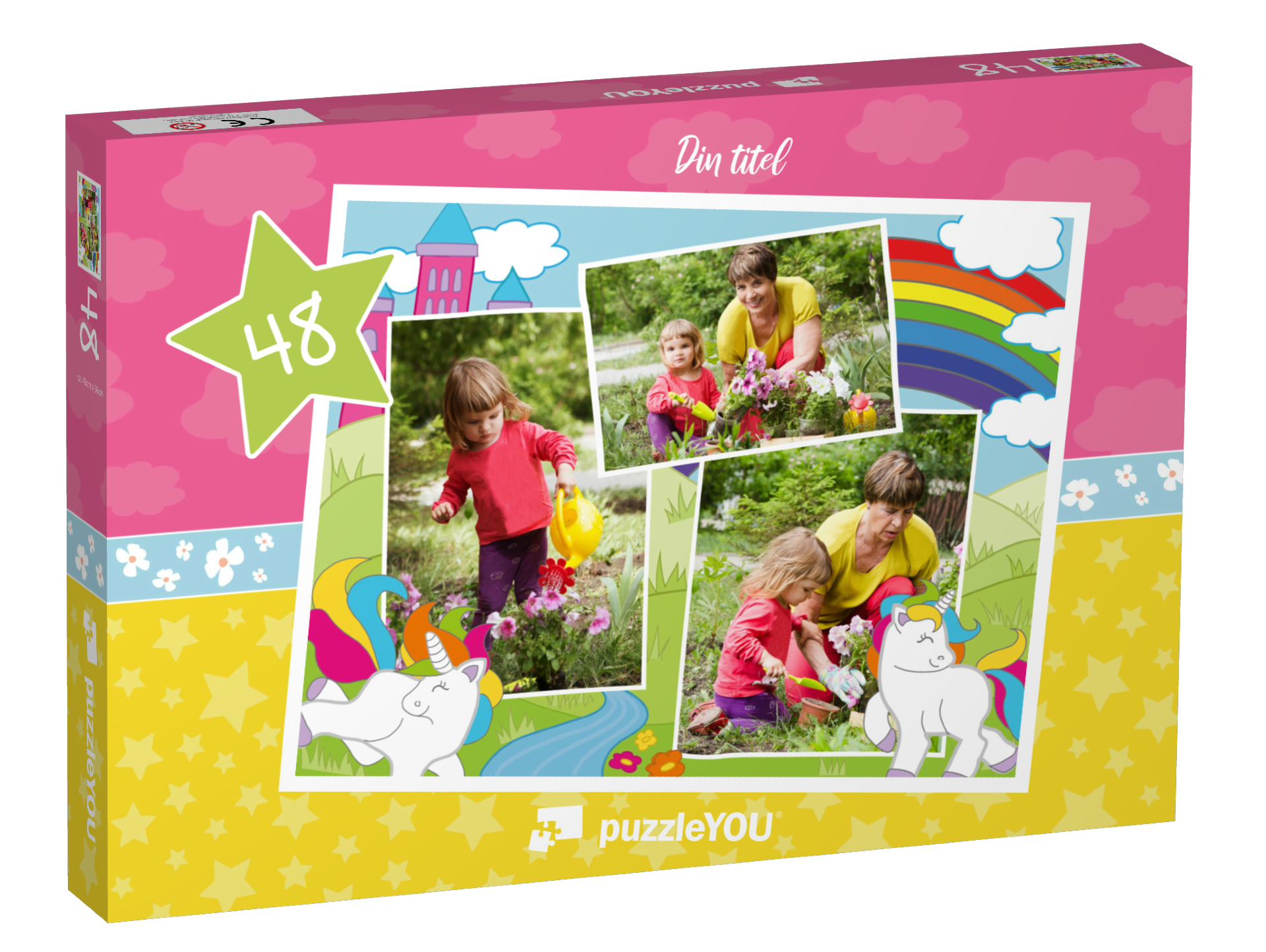 „Rainbowland" landscape collage
