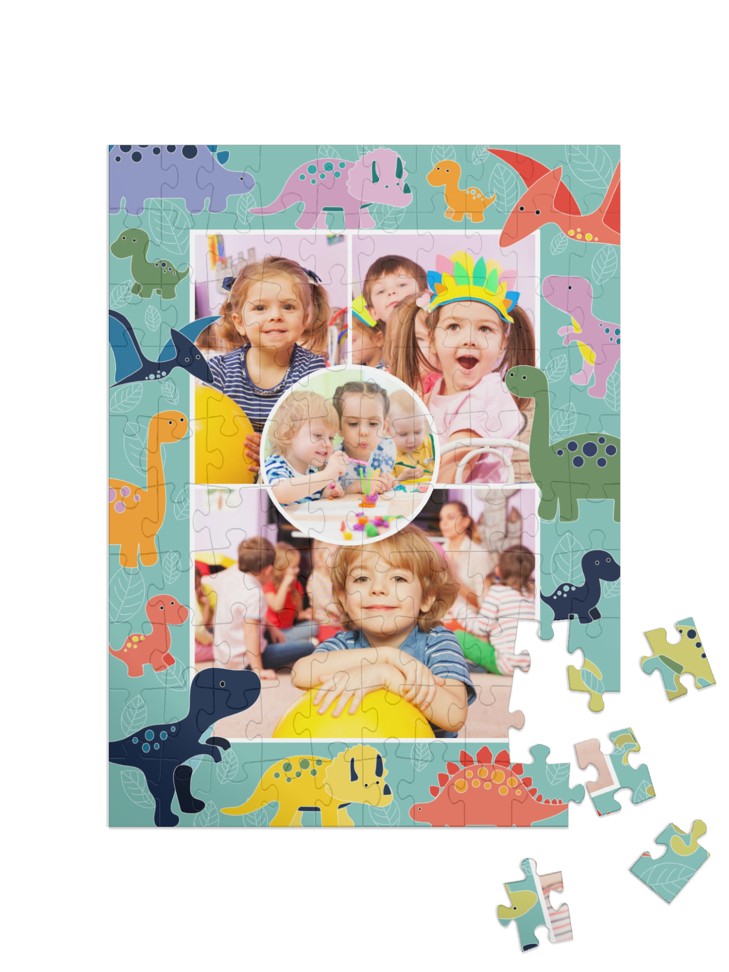 „ Play of Colours “ portrait collage